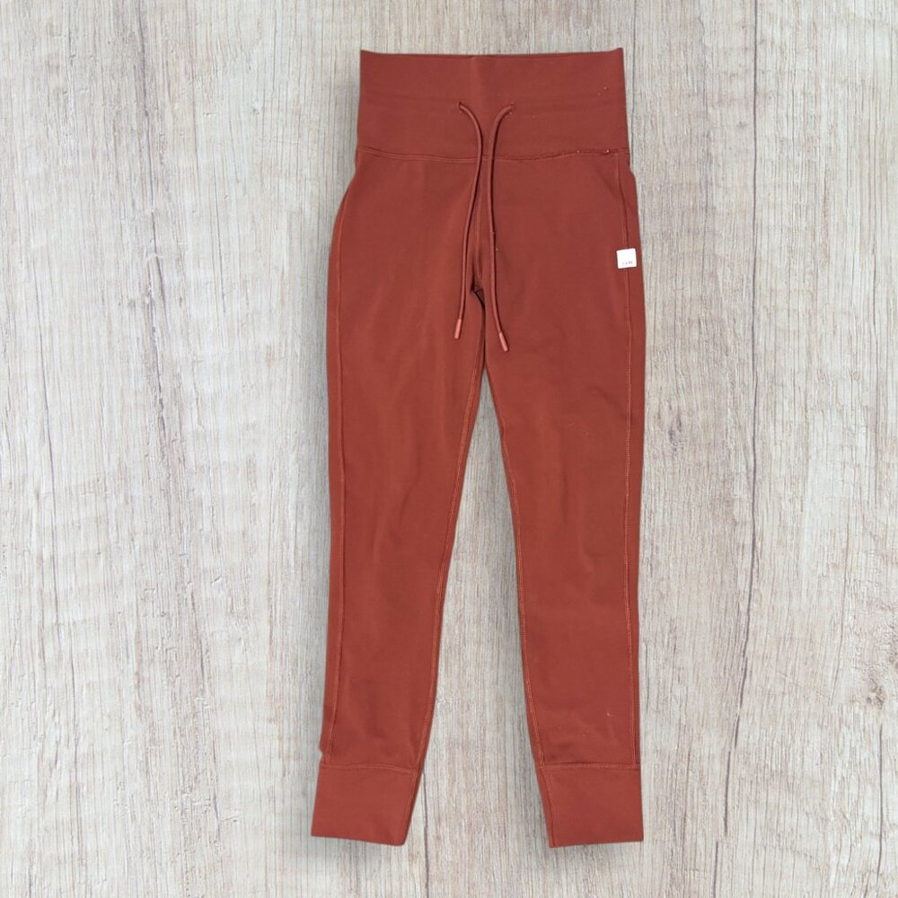 VUORI Daily BreatheInterlock Jogger Leggings High Rise Drawcord Hazelnut XS